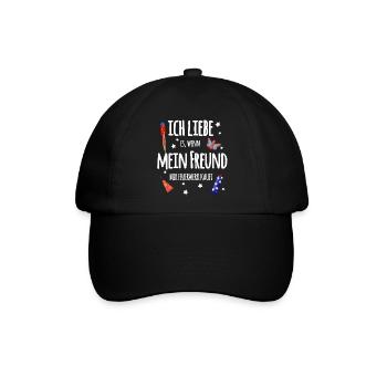 Pyro Freund - Baseballkappe - Schwarz/Schwarz - Vorne