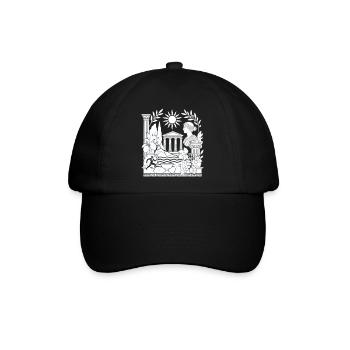  Antike Griechische Mythologie - Baseballkappe - Schwarz/Schwarz - Vorne