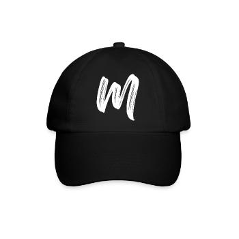 M - Baseballkappe - Schwarz/Schwarz - Vorne