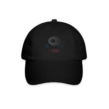 Physik Doppler Effekt Geschenk Physiker Welle - Baseballkappe - Schwarz/Schwarz - Vorne