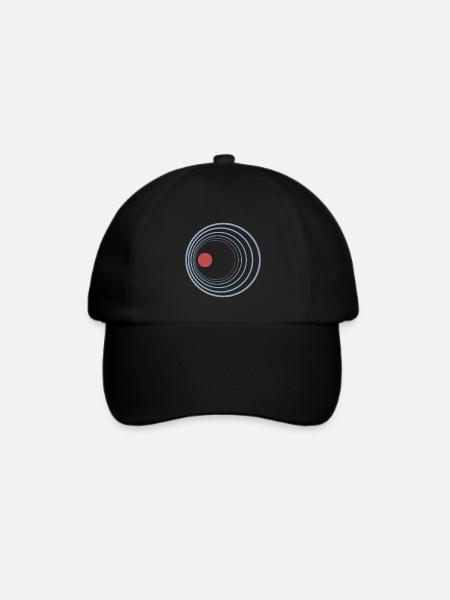 Welle Doppler Effekt Geschenk Physiker Physik - Baseballkappe - Schwarz/Schwarz