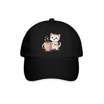Chatcolate #2 - Baseballkappe - Schwarz/Schwarz - Vorne