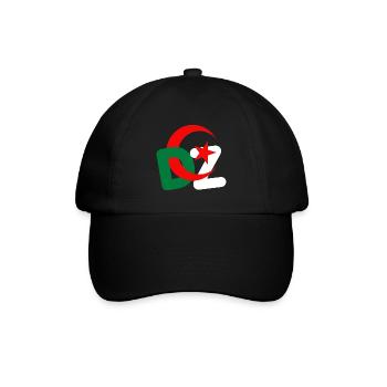 DZ ALGERIA - Baseballkappe - Schwarz/Schwarz - Vorne