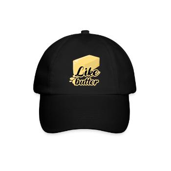 Butter - Baseballkappe - Schwarz/Schwarz - Vorne