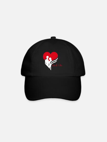 Love Emblem Unity - Baseballkappe - Schwarz/Schwarz