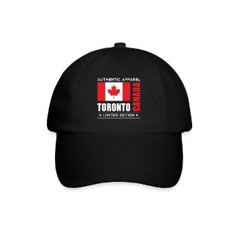 Toronto - Baseballkappe - Schwarz/Schwarz - Vorne