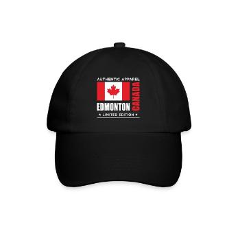 Edmonton - Baseballkappe - Schwarz/Schwarz - Vorne