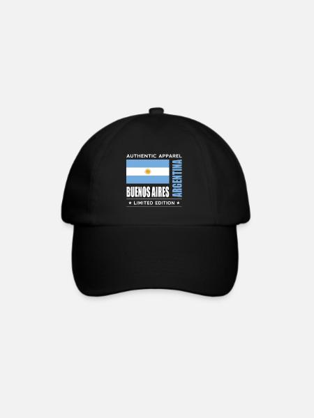 Buenos Aires - Baseballkappe - Schwarz/Schwarz