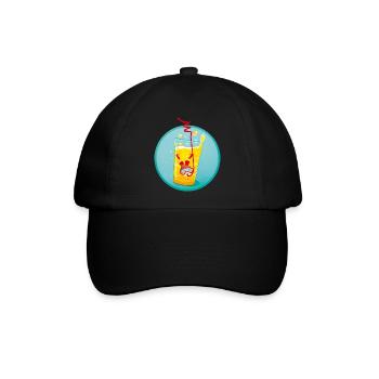 Lieblingslimo - Baseballkappe - Schwarz/Schwarz - Vorne