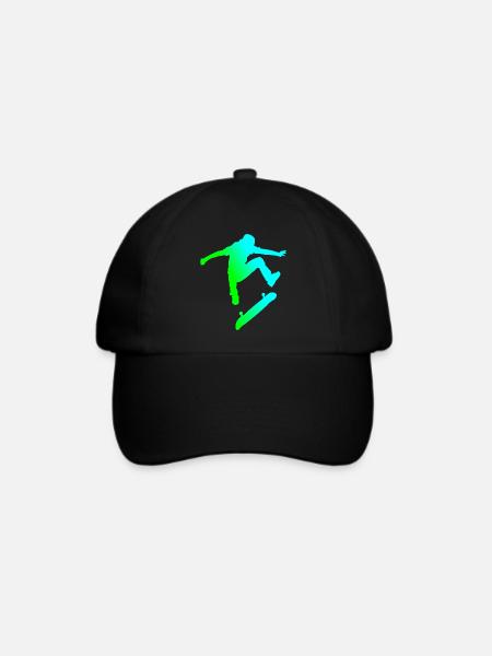 Skater - Baseballkappe - Schwarz/Schwarz