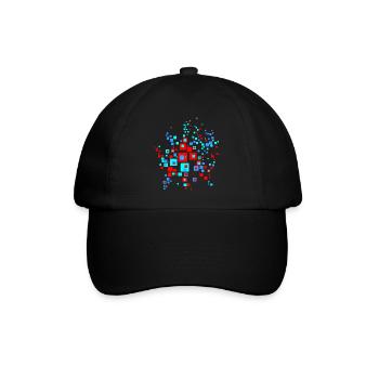 Grafik - Baseballkappe - Schwarz/Schwarz - Vorne