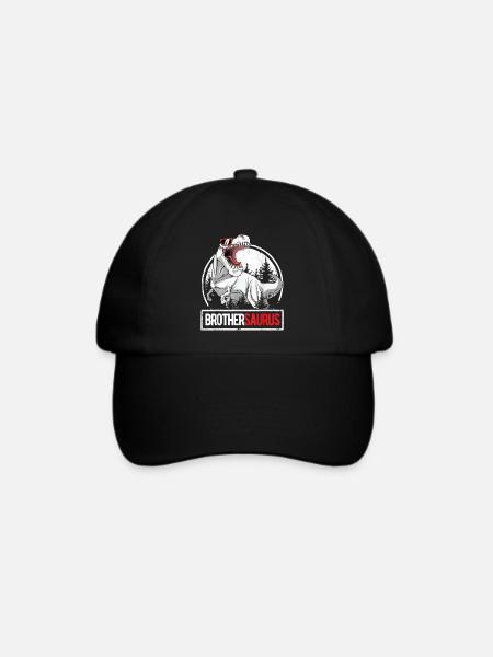 Brothersaurus - Baseballkappe - Schwarz/Schwarz