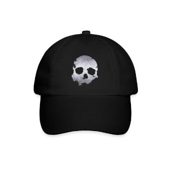 Schädel - Baseballkappe - Schwarz/Schwarz - Vorne
