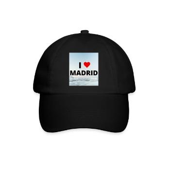 ICH LIEBE MADRID - Baseballkappe - Schwarz/Schwarz - Vorne