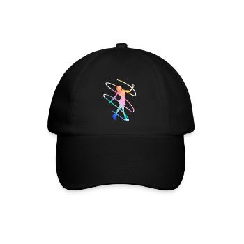 Eiskunstläuferin Eiskunstlaufen Eislauf - Baseballkappe - Schwarz/Schwarz - Vorne