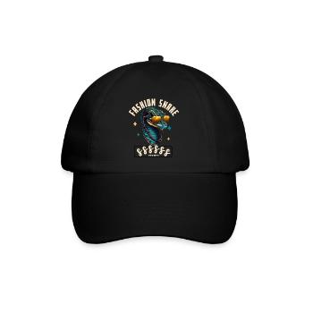 Serpent Glam Couture - Baseballkappe - Schwarz/Schwarz - Vorne