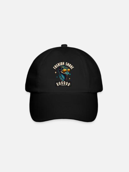 Serpent Glam Couture - Baseballkappe - Schwarz/Schwarz