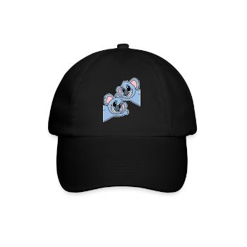 Koala Koalas - Baseballkappe - Schwarz/Schwarz - Vorne