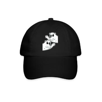 Eisbär Eisbären Bär - Baseballkappe - Schwarz/Schwarz - Vorne