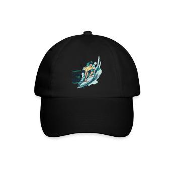 Wassersport - Baseballkappe - Schwarz/Schwarz - Vorne