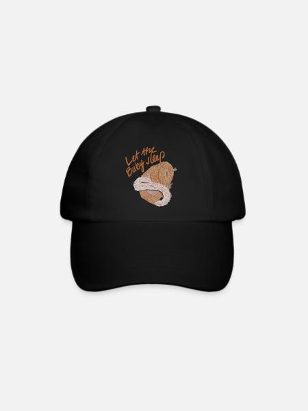 Wildtiere - Baseballkappe - Schwarz/Schwarz