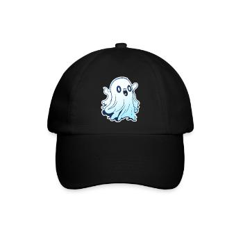 Gespenst - Baseballkappe - Schwarz/Schwarz - Vorne