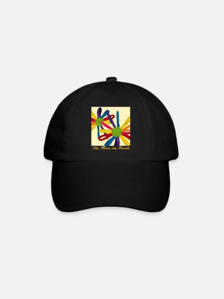 Blumen ohne Geheimnis - Baseballkappe - Schwarz/Schwarz