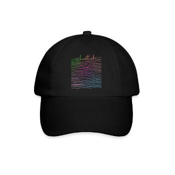 Heartbeat - Baseballkappe - Schwarz/Schwarz - Vorne