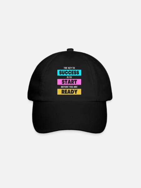 Unternehmer Workaholic - Baseballkappe - Schwarz/Schwarz