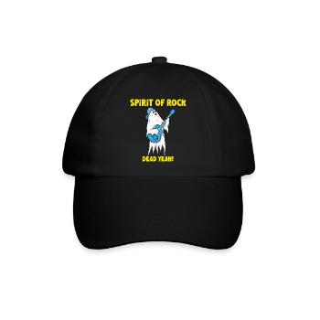 Spirit of Rock Ghost Gitarrist - Baseballkappe - Schwarz/Schwarz - Vorne