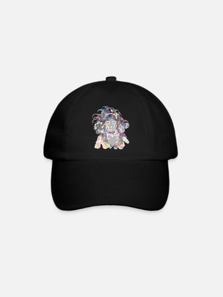 Hiromi - Baseballkappe - Schwarz/Schwarz