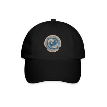 Griechenland - Baseballkappe - Schwarz/Schwarz - Vorne