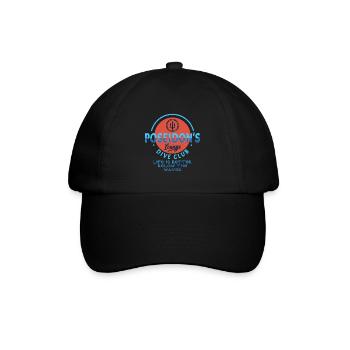 Poseidon - Baseballkappe - Schwarz/Schwarz - Vorne