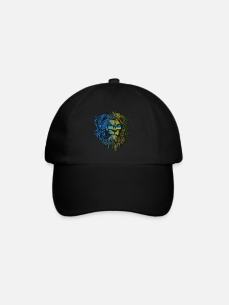 Ruanda - Baseballkappe - Schwarz/Schwarz
