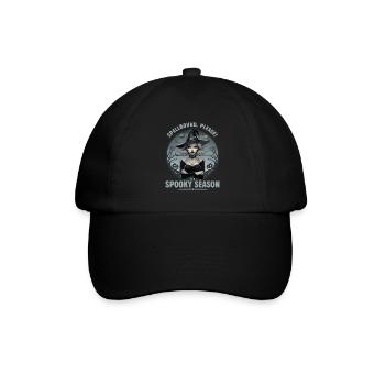 Hexe Witch Spellbound Verzauberung Halloween - Baseballkappe - Schwarz/Schwarz - Vorne