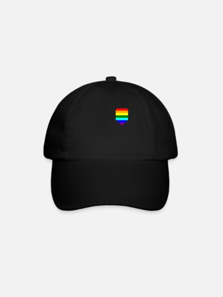 Brusttasche LGTB LGTB Pride Gay - Baseballkappe - Schwarz/Schwarz