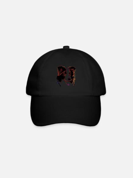 Border Collie - Baseballkappe - Schwarz/Schwarz