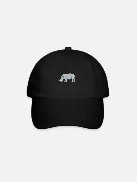 Nashorn - Baseballkappe - Schwarz/Schwarz