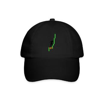 Trading - Baseballkappe - Schwarz/Schwarz - Vorne