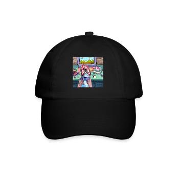 Spieler - Baseballkappe - Schwarz/Schwarz - Vorne