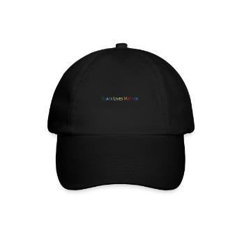 Black Lives Matter - Baseballkappe - Schwarz/Schwarz - Vorne