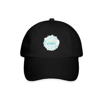 DER VERRÜCKTE VERRÜCKTE 01 - Baseballkappe - Schwarz/Schwarz - Vorne