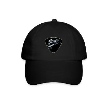 Plektrum Bassgitarre Blues - Baseballkappe - Schwarz/Schwarz - Vorne
