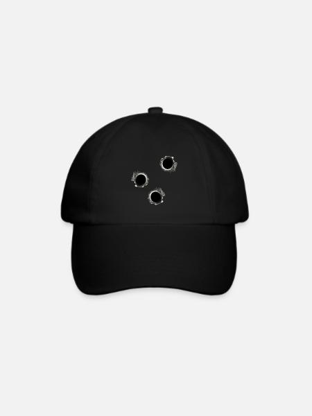 Gunshots - Baseballkappe - Schwarz/Schwarz