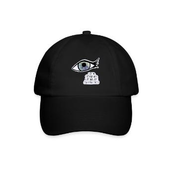 Ich sehe dich / Pflege - Baseballkappe - Schwarz/Schwarz - Vorne