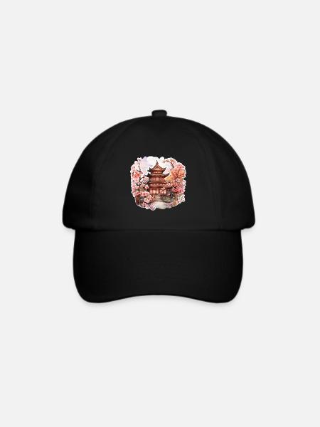 Japan - Baseballkappe - Schwarz/Schwarz
