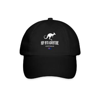 Australien - Baseballkappe - Schwarz/Schwarz - Vorne