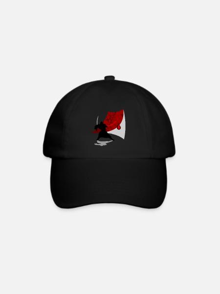 Ninja - Baseballkappe - Schwarz/Schwarz