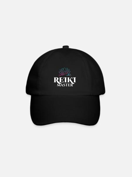 Stress Reduction Energy Healing Reiki Master - Baseballkappe - Schwarz/Schwarz