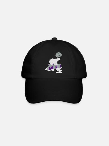 no_future - Baseballkappe - Schwarz/Schwarz
